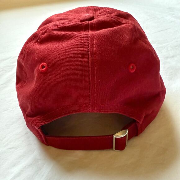 IU Hoosiers hat, NCAA brand, red w/ black/white embroidery, OS, EUC - Picture 2 of 4